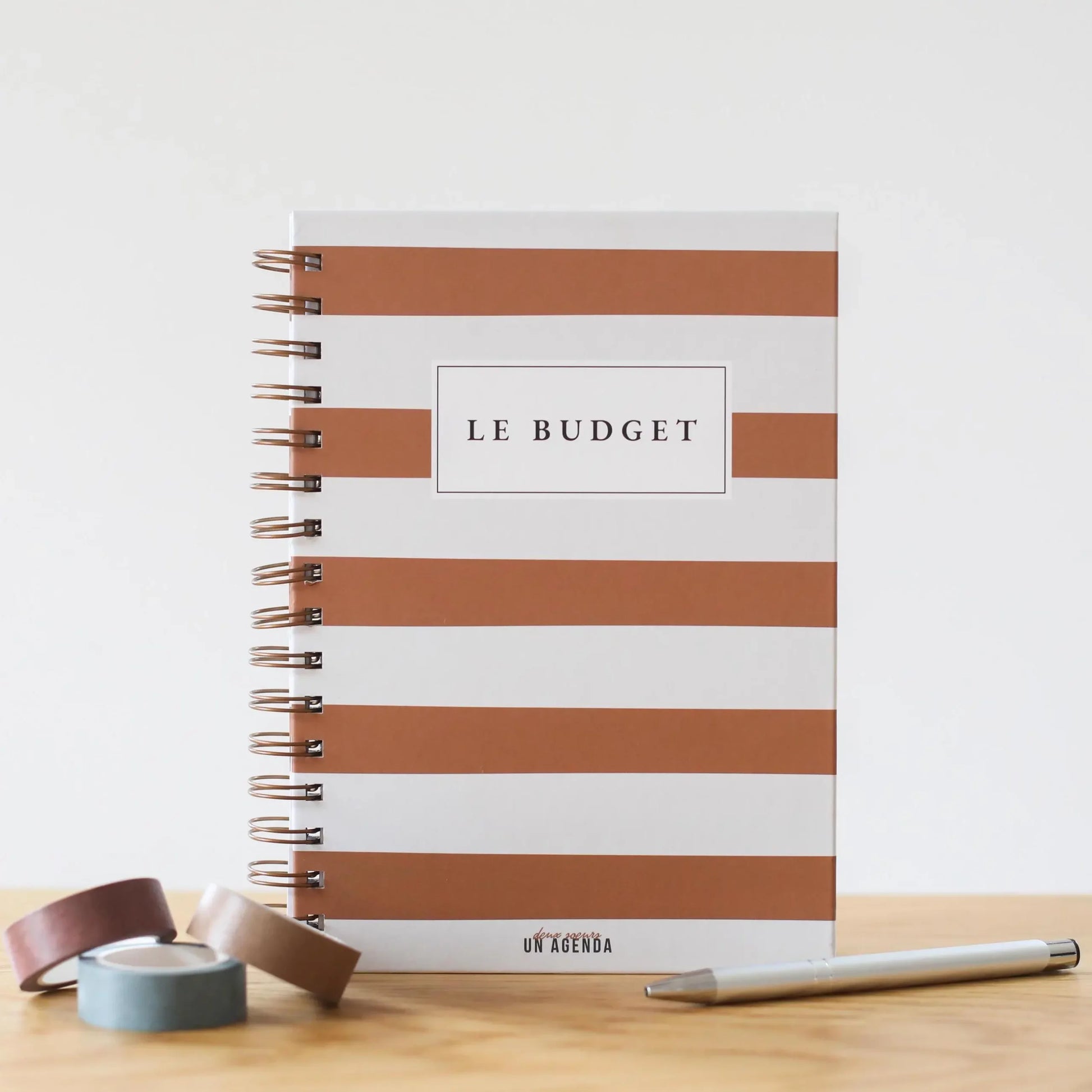 Carnet Budget Rayures 