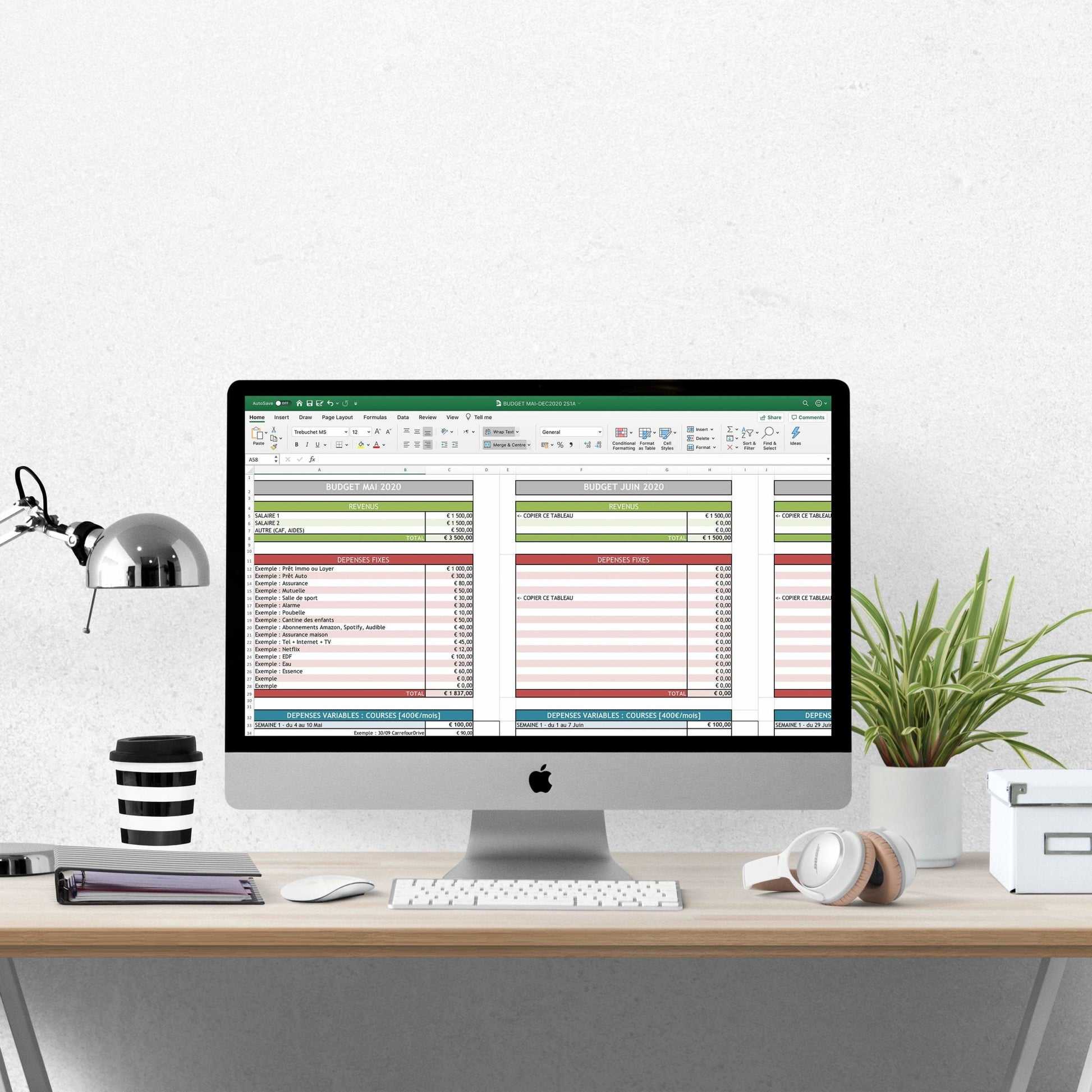 Fichier Budget Excel  